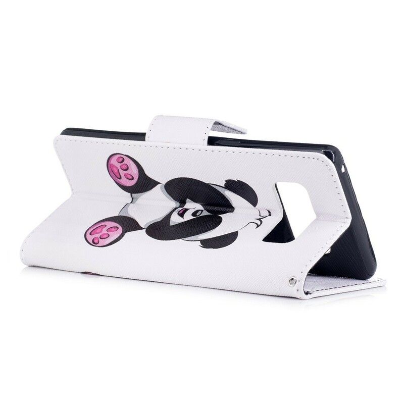 Flip Cover Samsung Galaxy Note 8 Panda Sjov