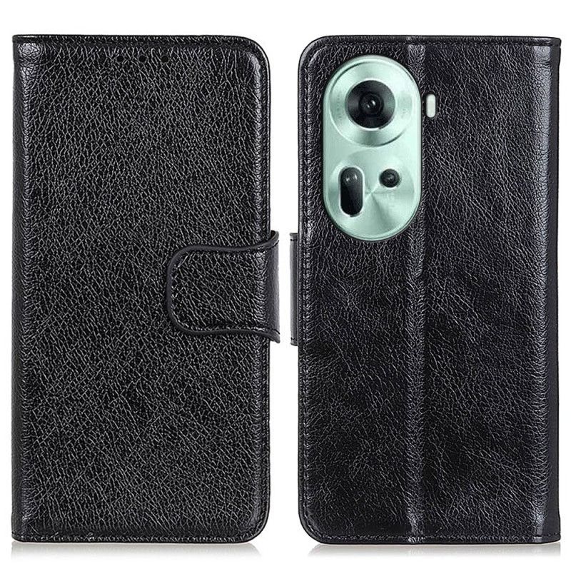 Flip Cover Oppo Reno 11 5g Nappa Tekstur