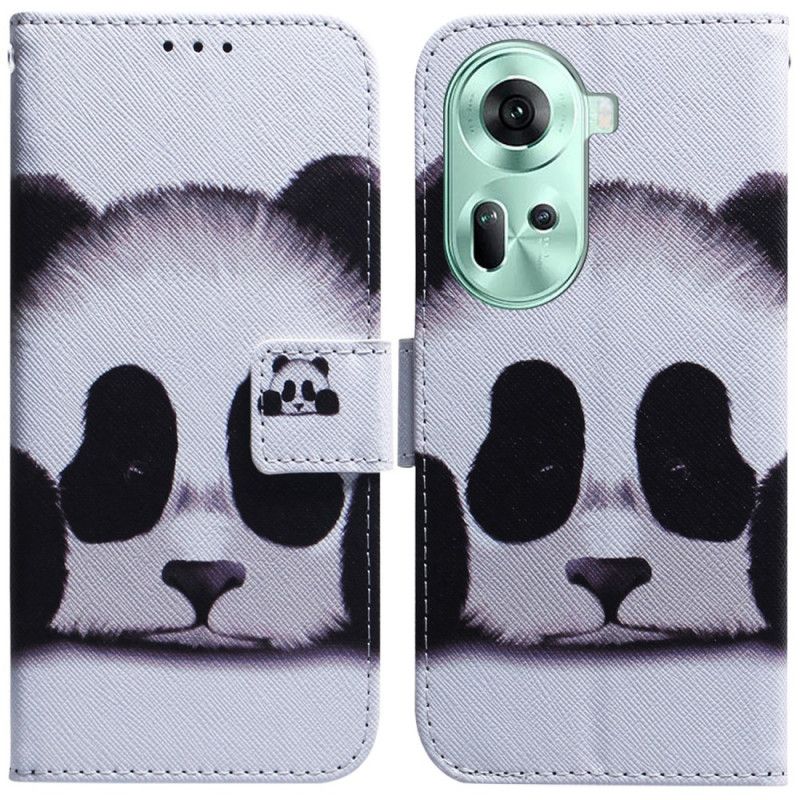 Flip Cover Oppo Reno 11 5g Panda