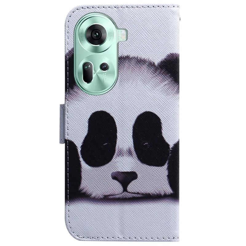 Flip Cover Oppo Reno 11 5g Panda