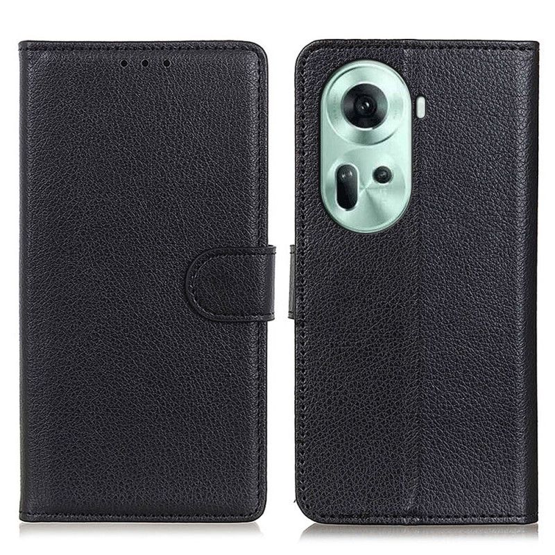 Flip Cover Oppo Reno 11 5g Traditionelt Kunstlæder