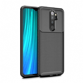 Cover Xiaomi Redmi Note 8 Pro Fleksibel Kulfibertekstur