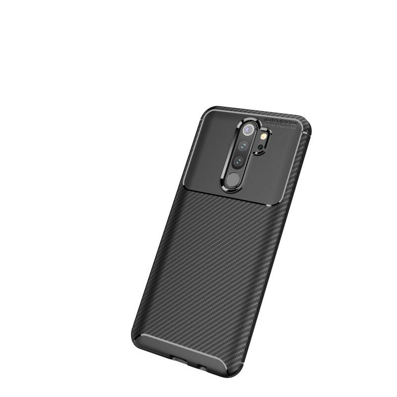 Cover Xiaomi Redmi Note 8 Pro Fleksibel Kulfibertekstur