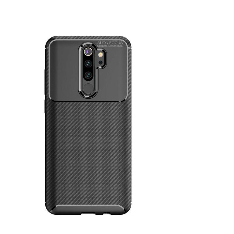 Cover Xiaomi Redmi Note 8 Pro Fleksibel Kulfibertekstur