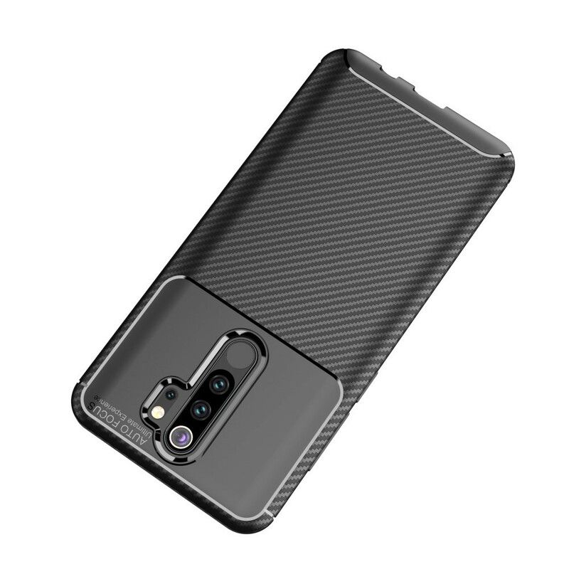 Cover Xiaomi Redmi Note 8 Pro Fleksibel Kulfibertekstur