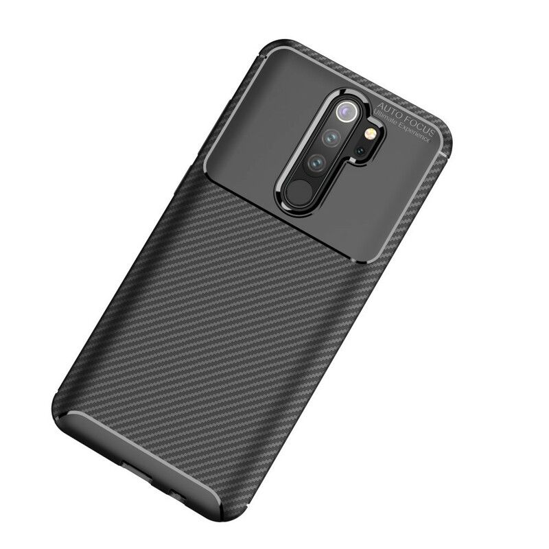 Cover Xiaomi Redmi Note 8 Pro Fleksibel Kulfibertekstur