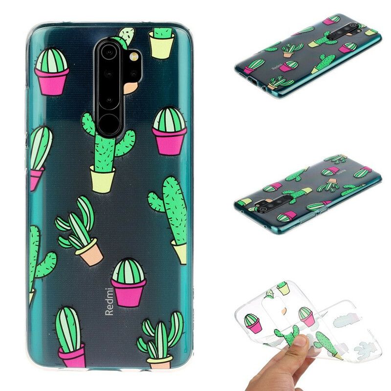 Cover Xiaomi Redmi Note 8 Pro Flere Kaktusser