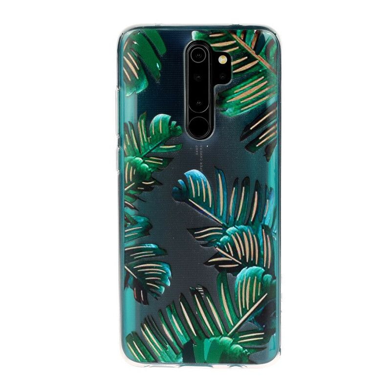 Cover Xiaomi Redmi Note 8 Pro Grønne Blade