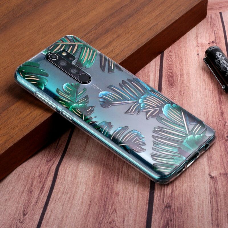 Cover Xiaomi Redmi Note 8 Pro Grønne Blade