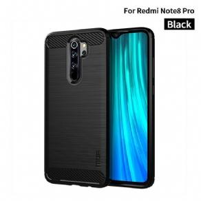 Cover Xiaomi Redmi Note 8 Pro Mofi Børstet Kulfiber