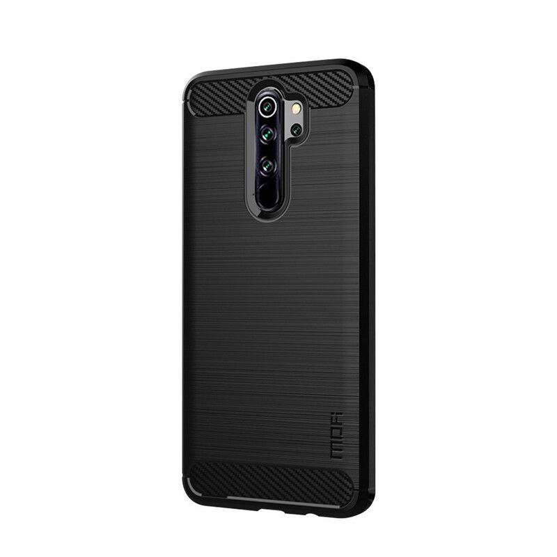 Cover Xiaomi Redmi Note 8 Pro Mofi Børstet Kulfiber