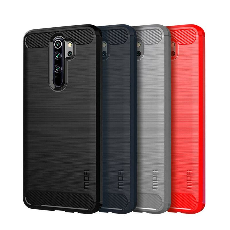 Cover Xiaomi Redmi Note 8 Pro Mofi Børstet Kulfiber