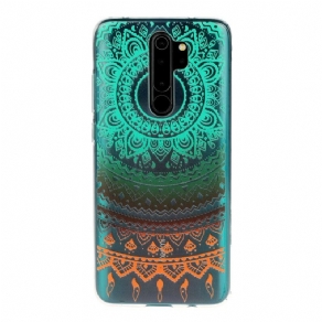 Cover Xiaomi Redmi Note 8 Pro Transparent Farvet Mandala