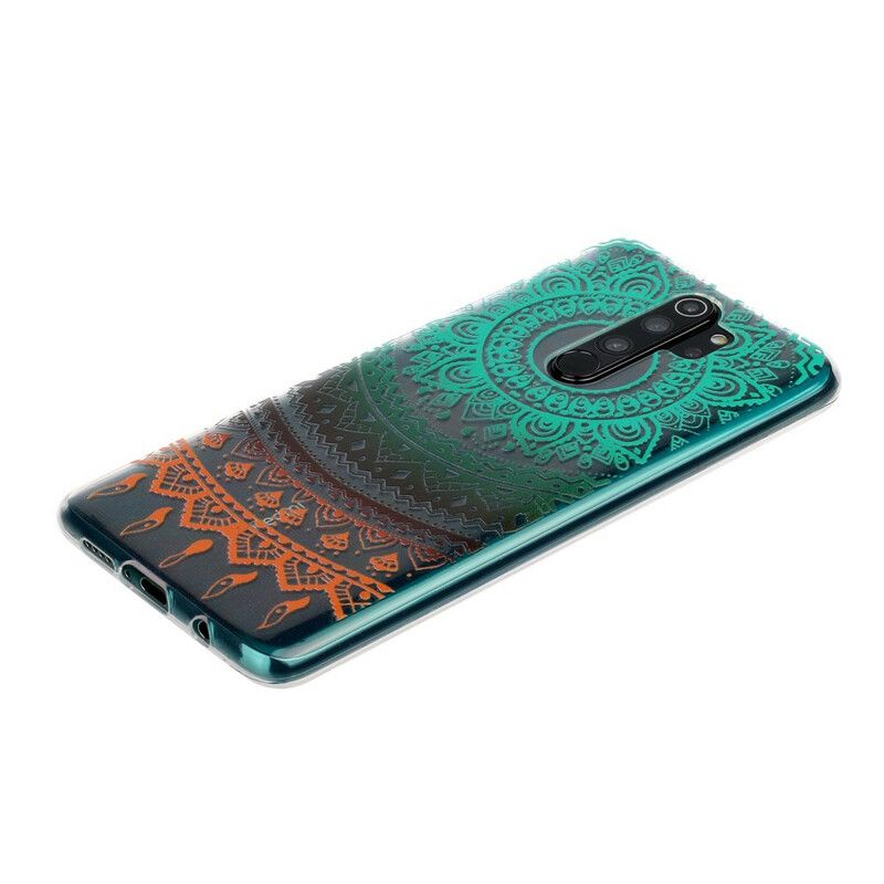 Cover Xiaomi Redmi Note 8 Pro Transparent Farvet Mandala