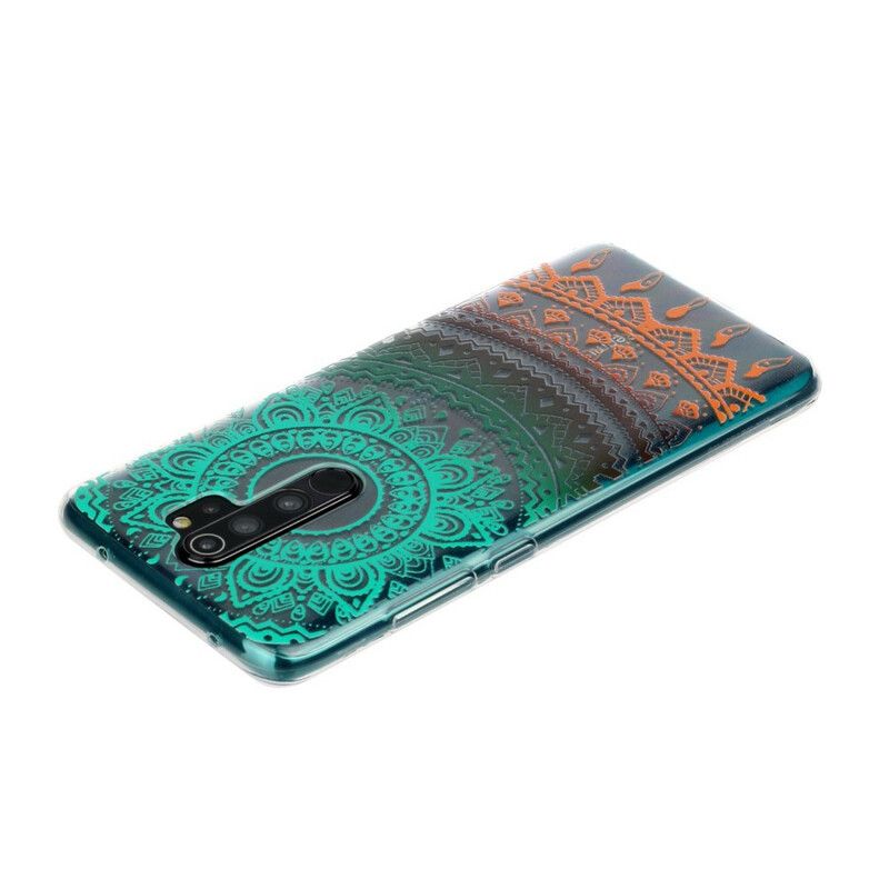 Cover Xiaomi Redmi Note 8 Pro Transparent Farvet Mandala