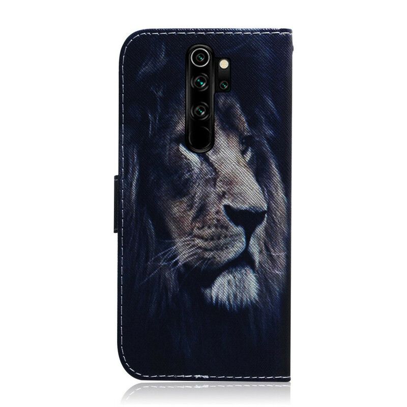 Flip Cover Xiaomi Redmi Note 8 Pro Drømmende Løve