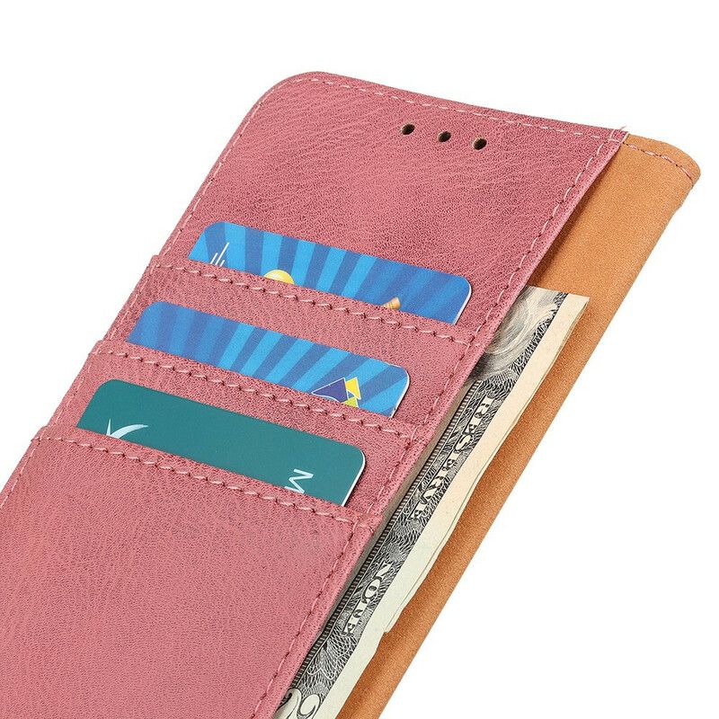 Flip Cover Xiaomi Redmi Note 8 Pro Imiteret Læder Khazneh