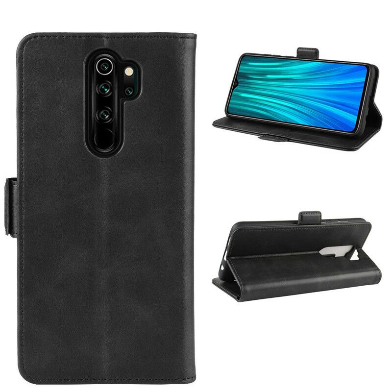 Flip Cover Xiaomi Redmi Note 8 Pro Læder Cover Dobbeltklap