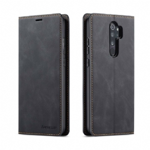 Flip Cover Xiaomi Redmi Note 8 Pro Lædereffekt Forwenw