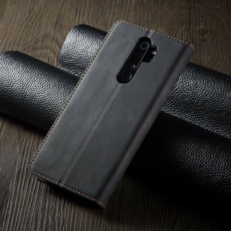 Flip Cover Xiaomi Redmi Note 8 Pro Lædereffekt Forwenw