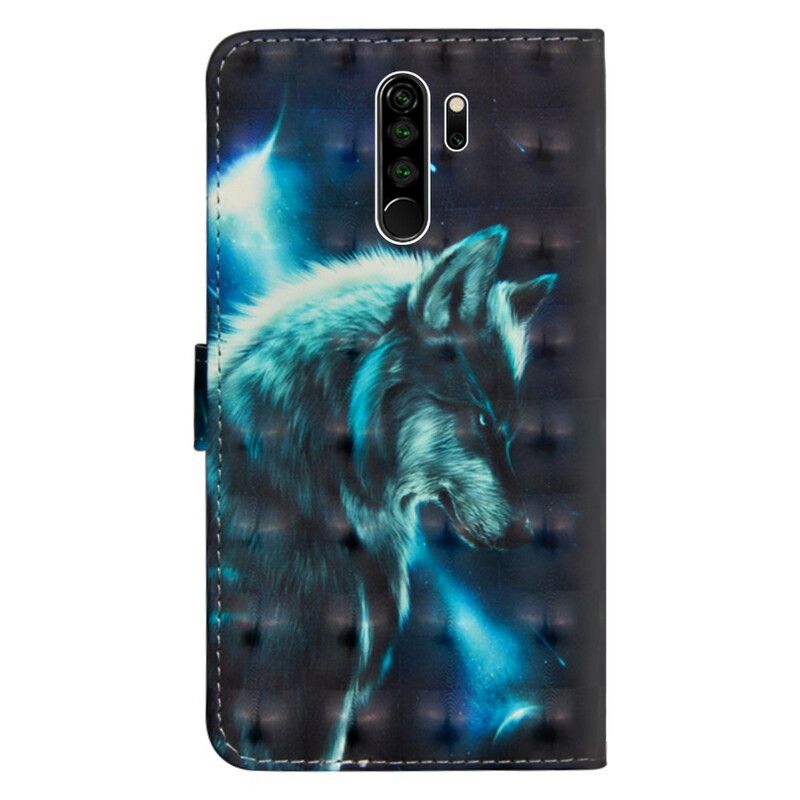 Flip Cover Xiaomi Redmi Note 8 Pro Majestisk Ulv