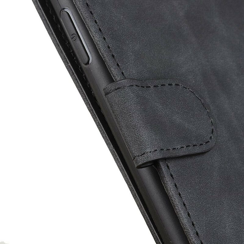 Flip Cover Xiaomi Redmi Note 8 Pro Mat Vintage Lædereffekt Khazneh