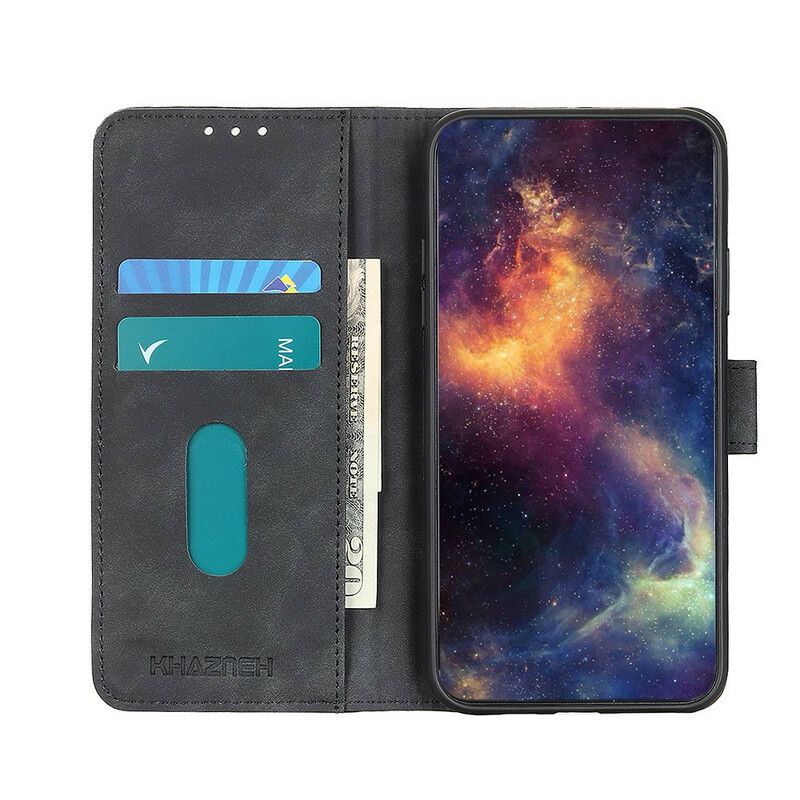 Flip Cover Xiaomi Redmi Note 8 Pro Mat Vintage Lædereffekt Khazneh