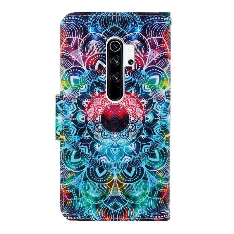 Flip Cover Xiaomi Redmi Note 8 Pro Med Snor Flashy Strappy Mandala