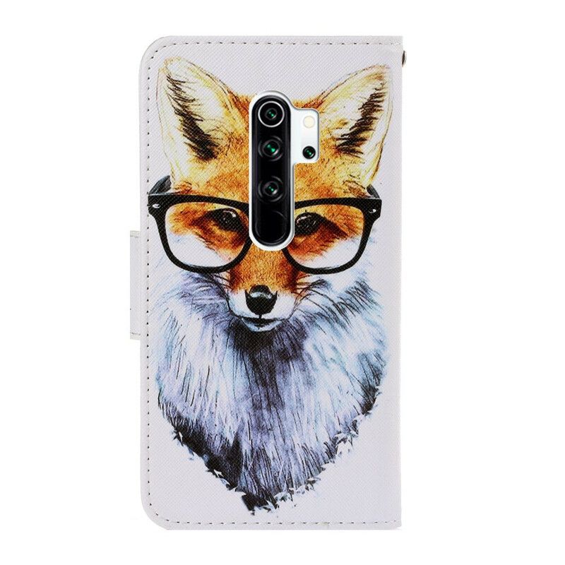 Flip Cover Xiaomi Redmi Note 8 Pro Med Snor Smart Fox Med Rem