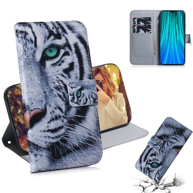 Flip Cover Xiaomi Redmi Note 8 Pro Tigeransigt