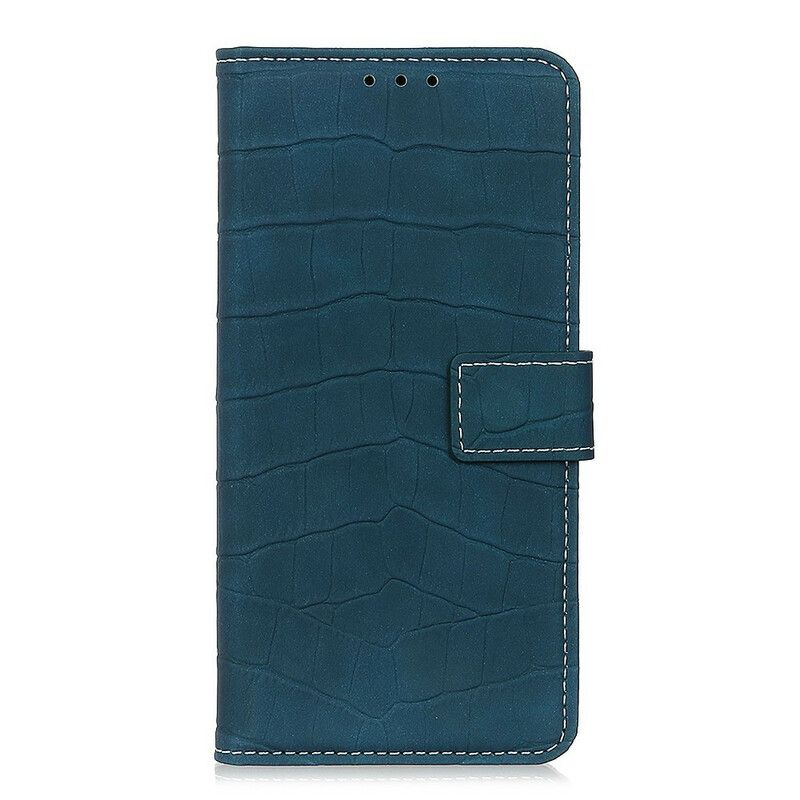 Flip Cover Xiaomi Redmi Note 8 Pro Vintage Krokodillehudstil