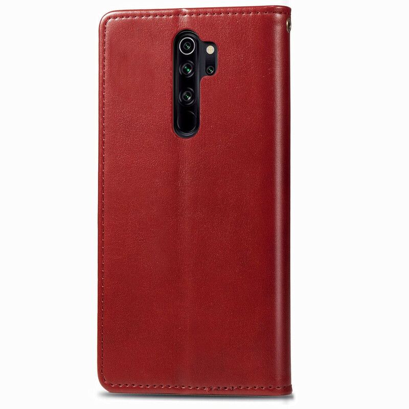 Læder Cover Xiaomi Redmi Note 8 Pro Imiteret Læder Og Vintage Lås