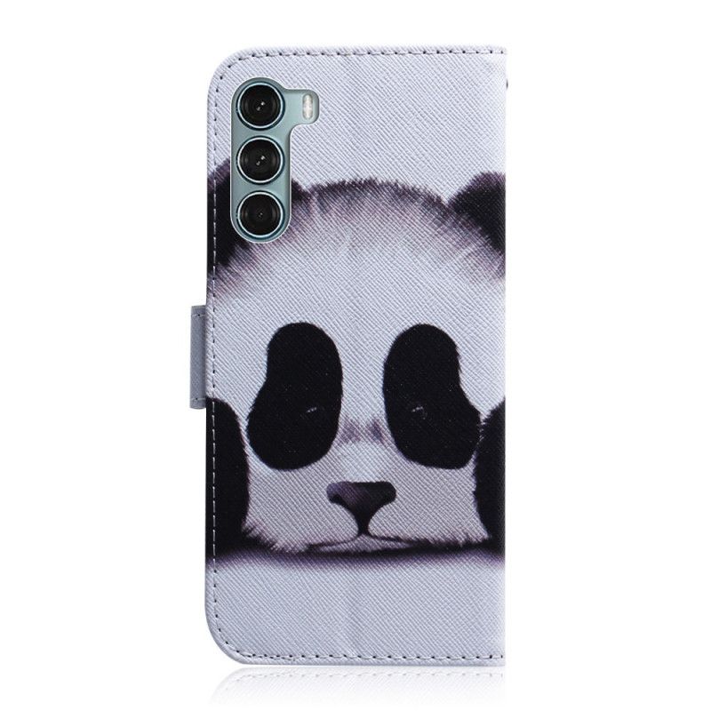 Flip Cover Moto G200 5G Panda Ansigt