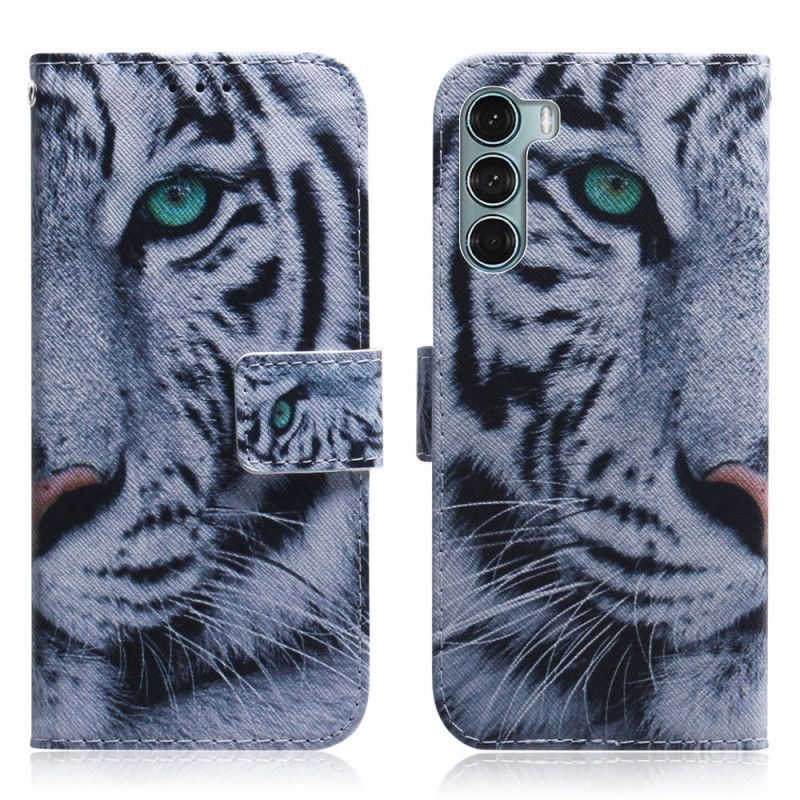 Flip Cover Moto G200 5G Tigeransigt