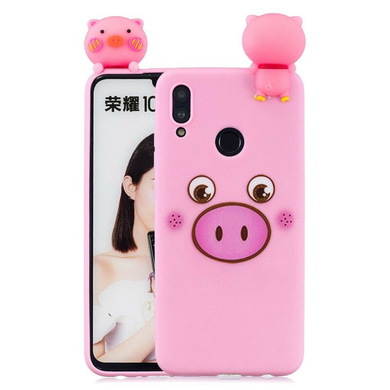 Cover Huawei P Smart 2019 / Honor 10 Lite Apollo The Pig 3d