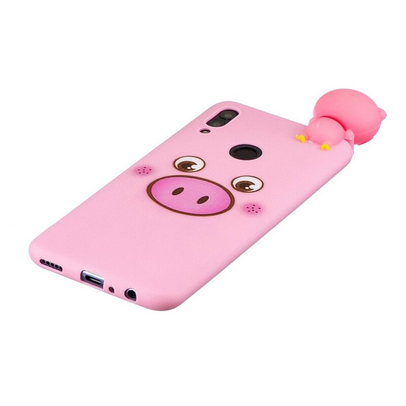 Cover Huawei P Smart 2019 / Honor 10 Lite Apollo The Pig 3d