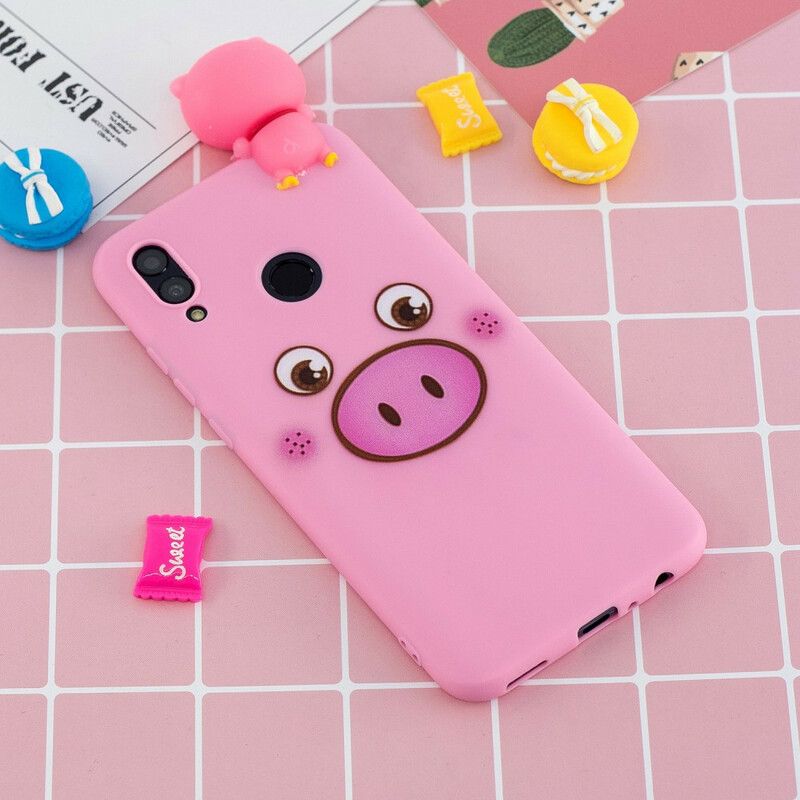 Cover Huawei P Smart 2019 / Honor 10 Lite Apollo The Pig 3d