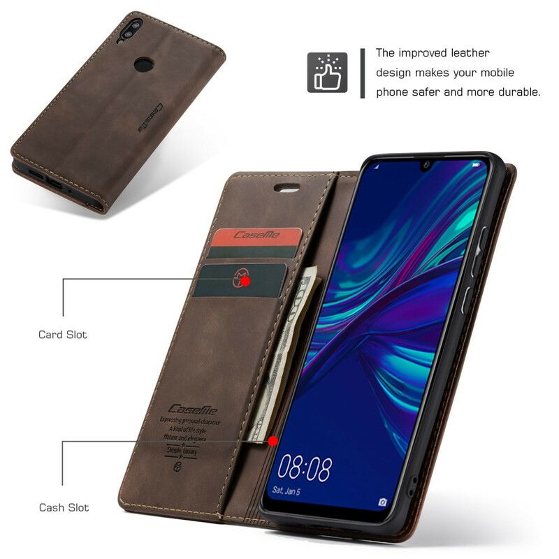 Cover Huawei P Smart 2019 / Honor 10 Lite Flip Cover Caseme Kunstlæder