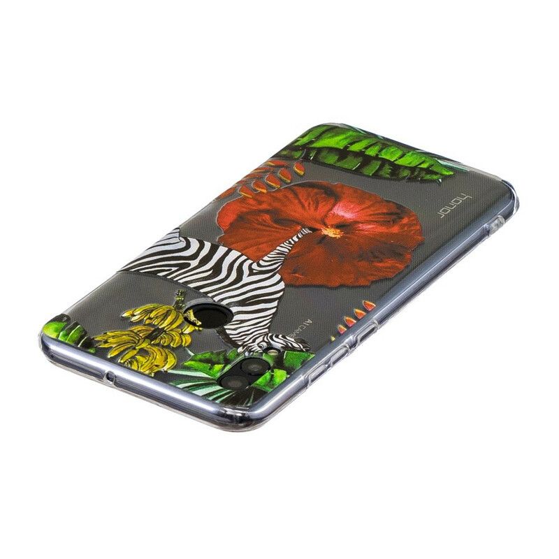 Cover Huawei P Smart 2019 / Honor 10 Lite Zebra Og Blomster