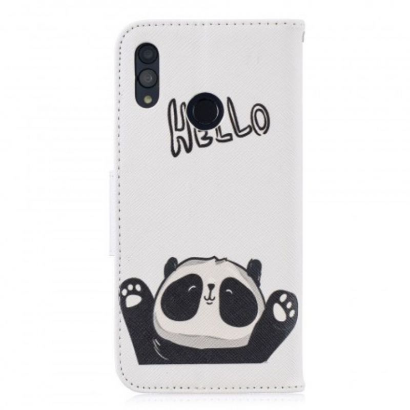 Flip Cover Huawei P Smart 2019 / Honor 10 Lite Hej Panda