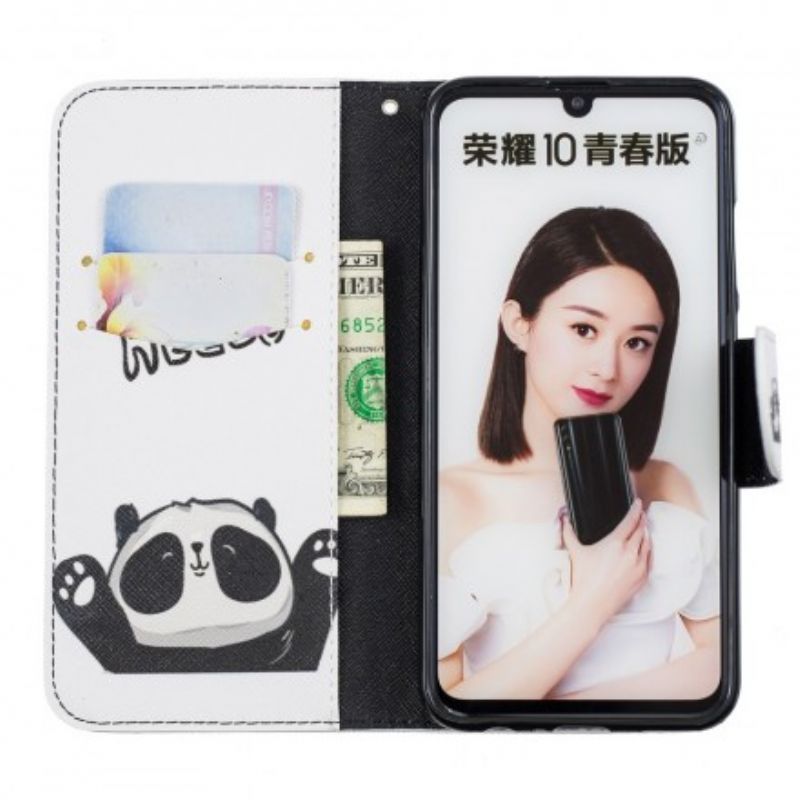 Flip Cover Huawei P Smart 2019 / Honor 10 Lite Hej Panda