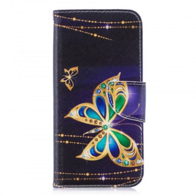 Flip Cover Huawei P Smart 2019 / Honor 10 Lite Magisk Sommerfugl