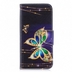 Flip Cover Huawei P Smart 2019 / Honor 10 Lite Magisk Sommerfugl