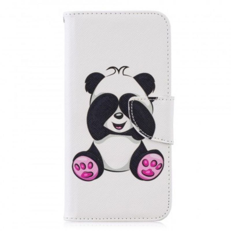 Flip Cover Huawei P Smart 2019 / Honor 10 Lite Panda Sjov