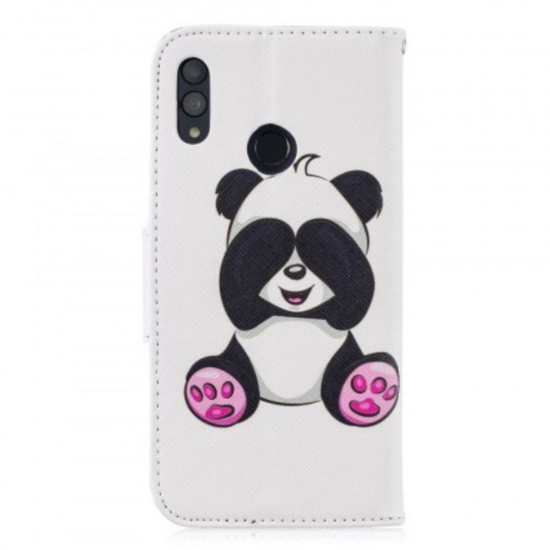 Flip Cover Huawei P Smart 2019 / Honor 10 Lite Panda Sjov