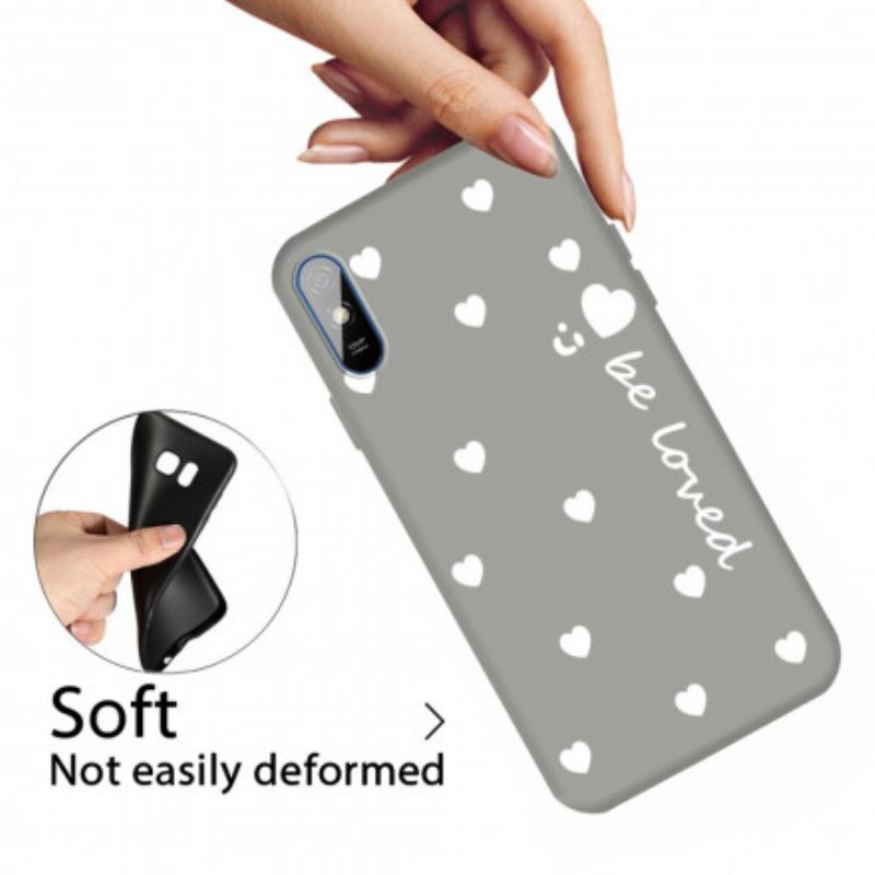 Cover Xiaomi Redmi 9A Be Loved Heart Silikone