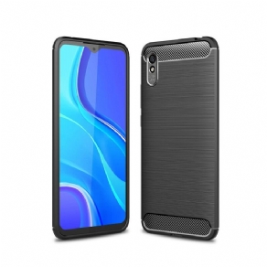 Cover Xiaomi Redmi 9A Børstet Kulfiber