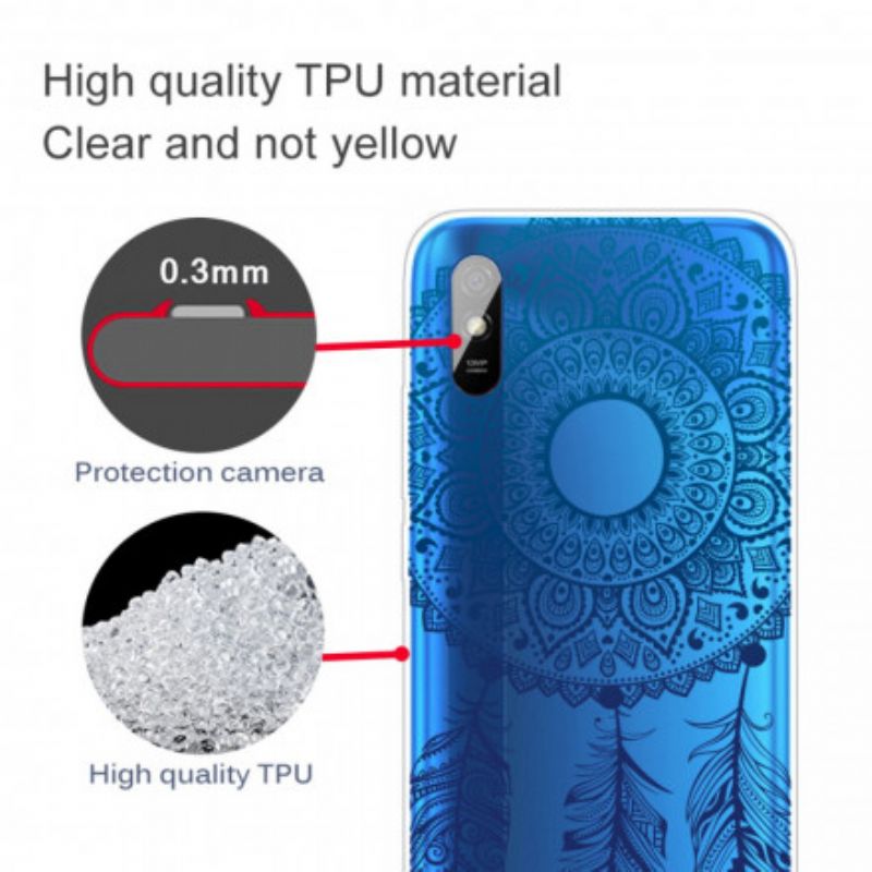 Cover Xiaomi Redmi 9A Enkelt Blomstermandala