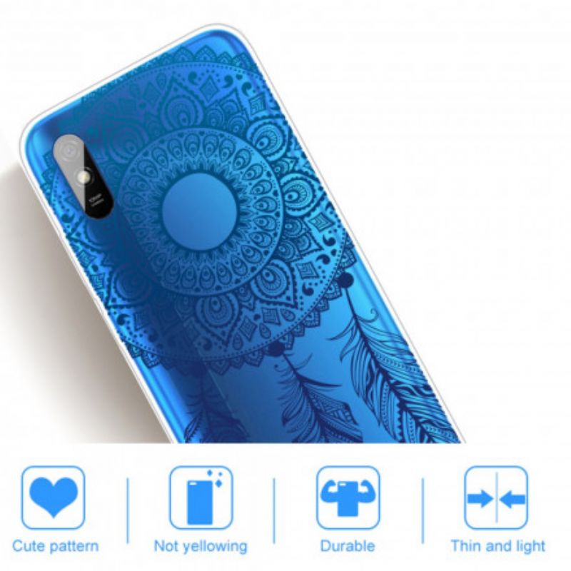 Cover Xiaomi Redmi 9A Enkelt Blomstermandala