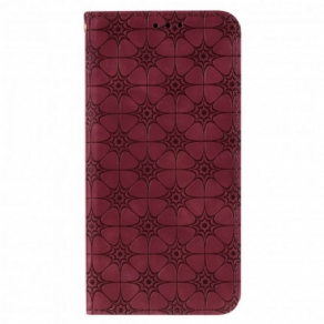 Cover Xiaomi Redmi 9A Flip Cover Barokke Blomster